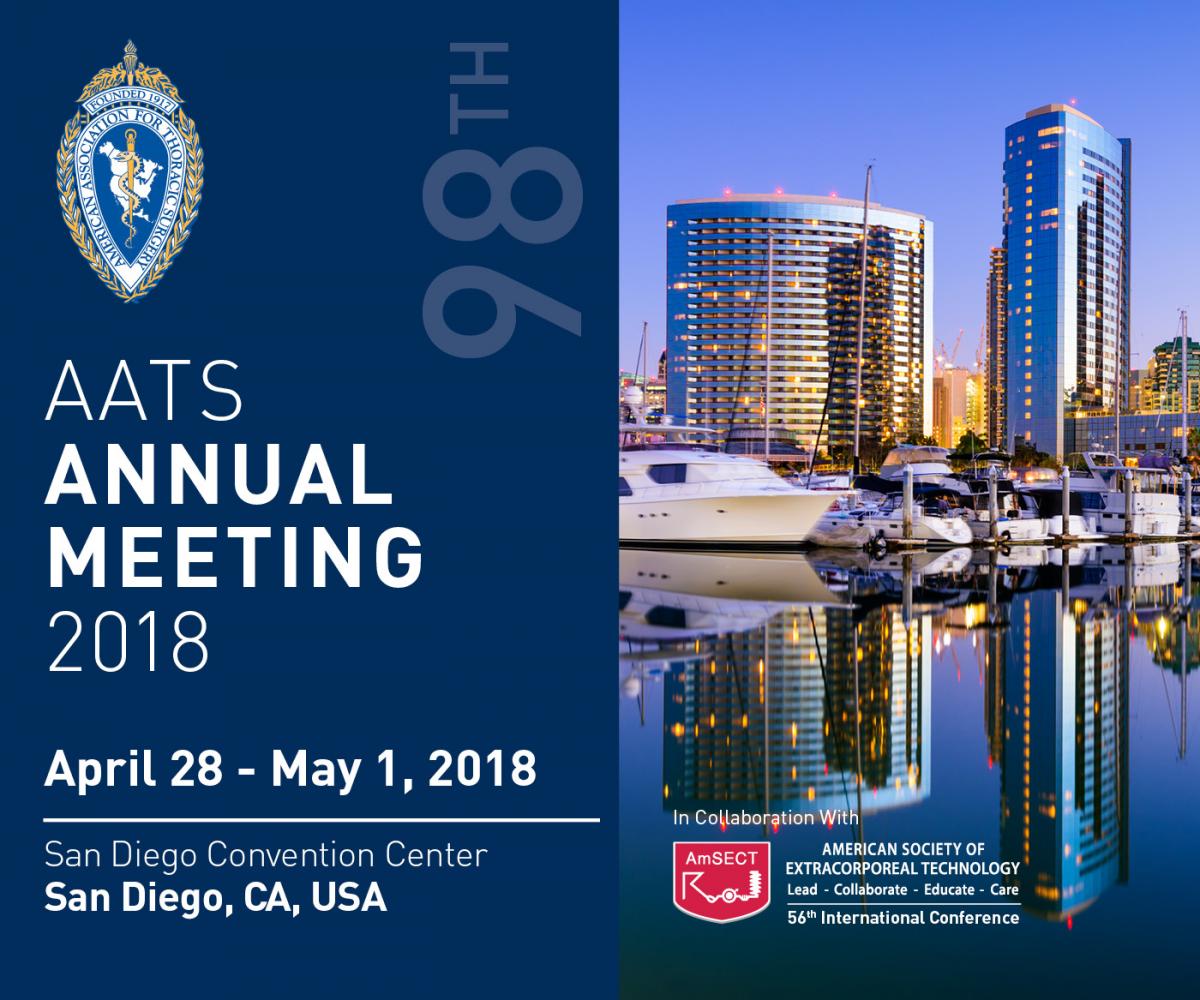 Don't Miss the AATS 98th Annual Meeting